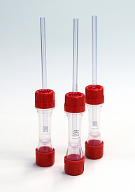 Микропробирка с К3ЭДТА для взятия капиллярной крови «ЮНИВЕТ-IIIм-200», 200 мкл, с капилляром, 2 крышки